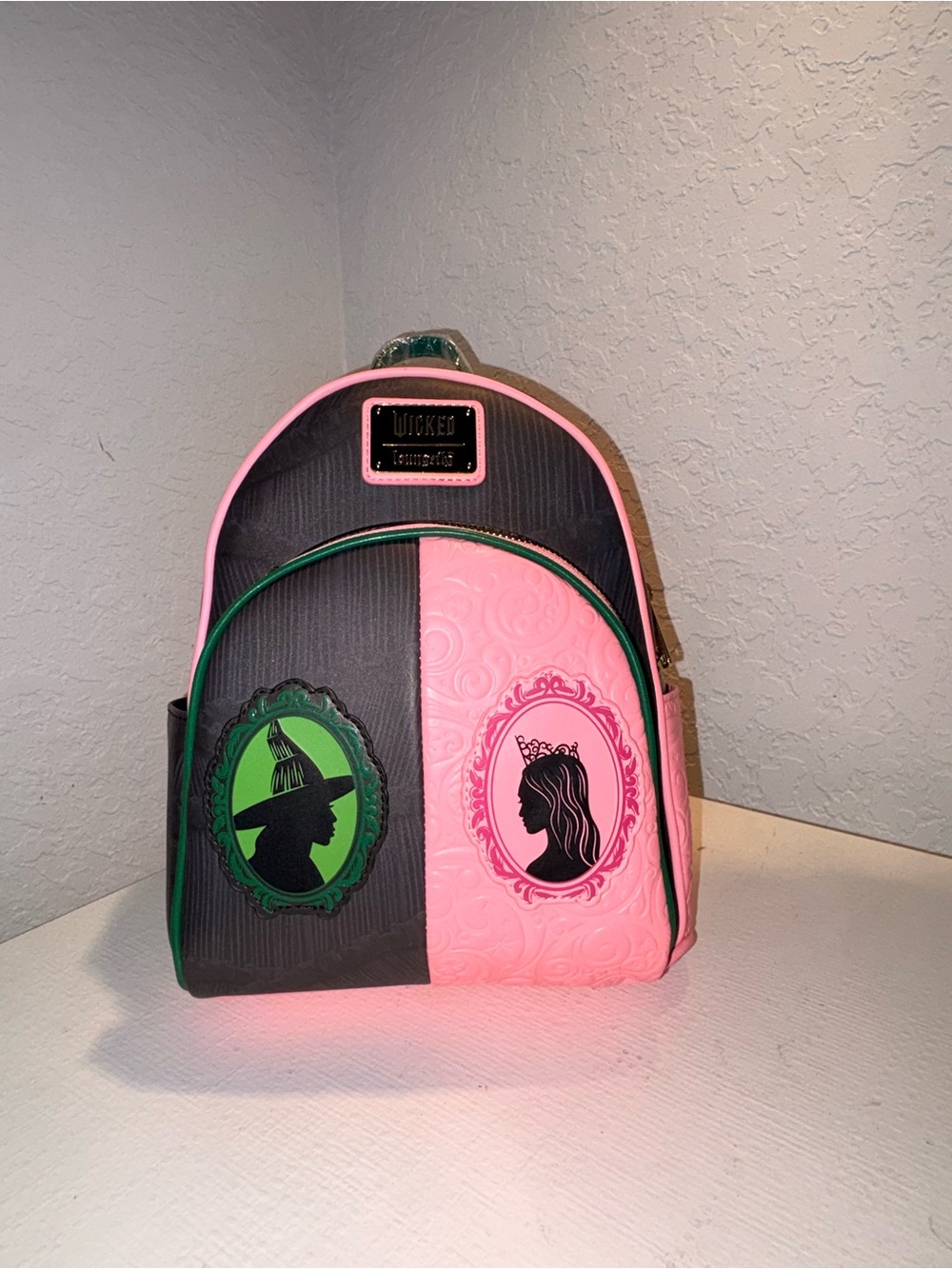 Wicked Witch & Princess Pink/Black Mini Backpack